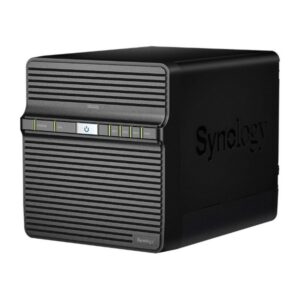 Armazenamanto em Rede NAS Synology DS420j Quad Core 1 GB RAM USB 3.0 LAN Preto