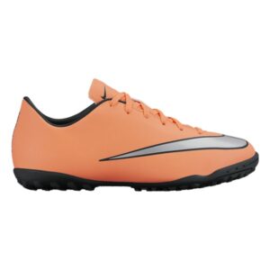 Chuteiras Multi-Pitões Infantis Nike JR Mercurial Victory V TF Laranja