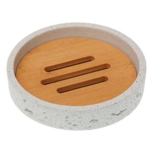 saboneteira Cinzento Resina