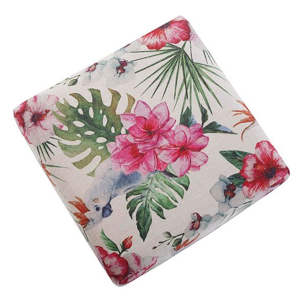 Banqueta Flores Poliéster (35 x 35 x 35 cm) - Image 2