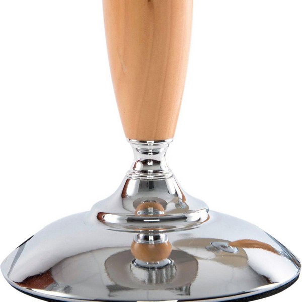 Lâmpada de Mesa Dekodonia Poliéster Madeira Metal Chic (2 pcs) - Image 2