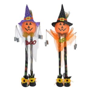 Decoração para Halloween Dekodonia Organza Poliéster Abóbora (50 x 92 cm) (2 pcs)