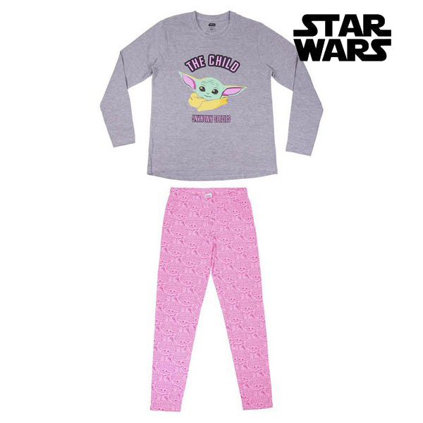 Pijama The Mandalorian Cinzento Cor de Rosa