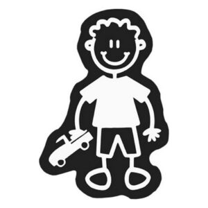 Adesivo para Carros Family Menino Brinquedos