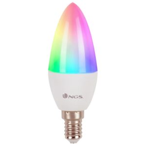 Lâmpada Inteligente NGS Gleam514C RGB LED E14 5W