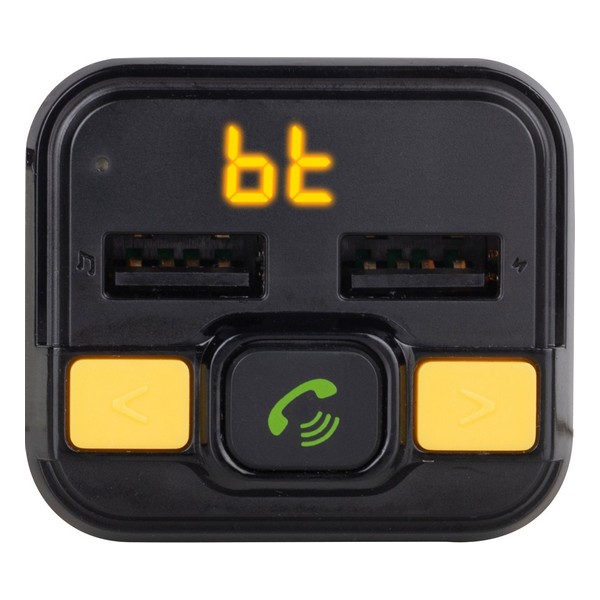 Reprodutor MP3 e Transmissor FM Bluetooth para Auto NGS Spark BT Curry 2.4A Amarelo - Image 3