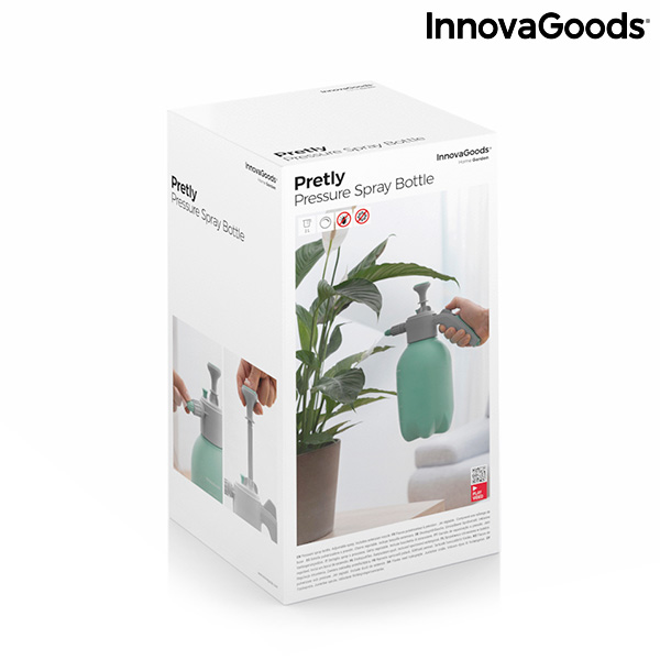Garrafa Pulverizadora por Pressão com Jato Regulável e Extensor Pretly InnovaGoods - Image 2