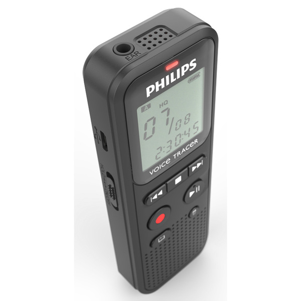 Gravador Philips DVT1115 3.5 mm USB 4 GB Cinzento