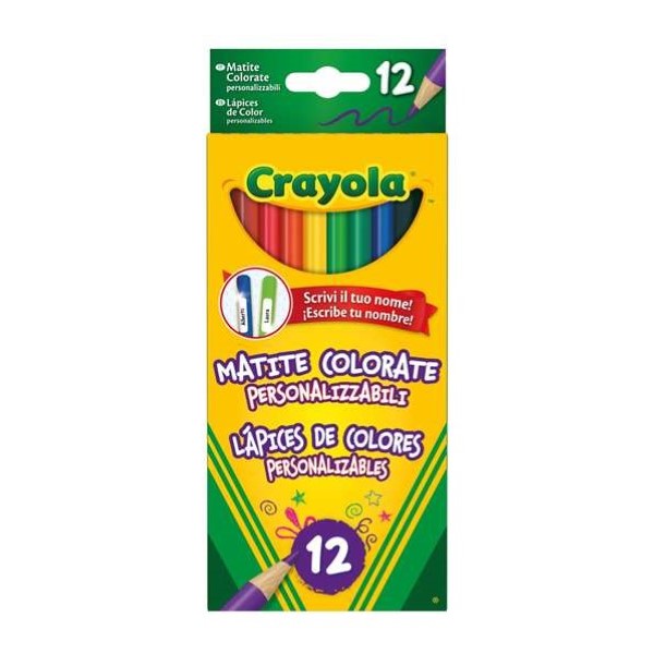 Conjunto de Lápis Crayola Personalizável (12 pcs)