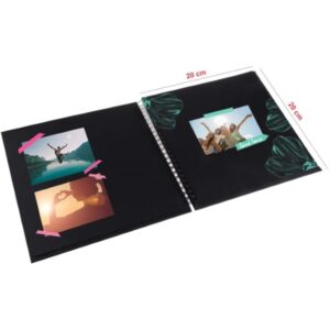 Álbum de fotografias Scrapbooking 20 Folhas Preto (20 x 20 cm) (Refurbished A)