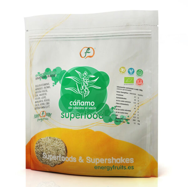 CÂNHAMO DE SEMENTES DESCASCADAS VÁCUO ECO 500GR