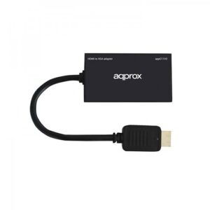 ADAPTADOR HDMI (A) M PARA VGA H PRETO APROXIMADO