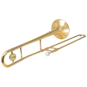 VIDAXL TROMBONE BB EM LATÃO AMARELO LACADO A DOURADO