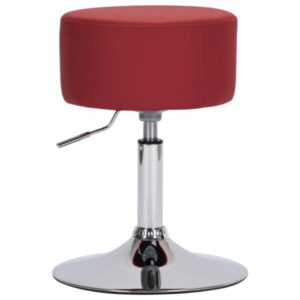 BANCO DE BAR COURO ARTIFICIAL VERMELHO TINTO