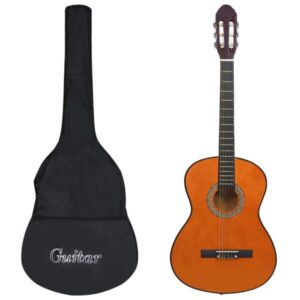 VIDAXL 12 PEÇAS CONJUNTO DE GUITARRA CLÁSSICA PARA INICIANTES 4/4 39″