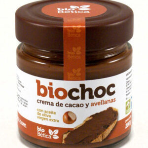 BIOCHOC CREMA DE CACAO AVELLANA BIO 200GR CRISTAL
