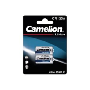 Litio CR123A 3V (2 pcs) Camelion