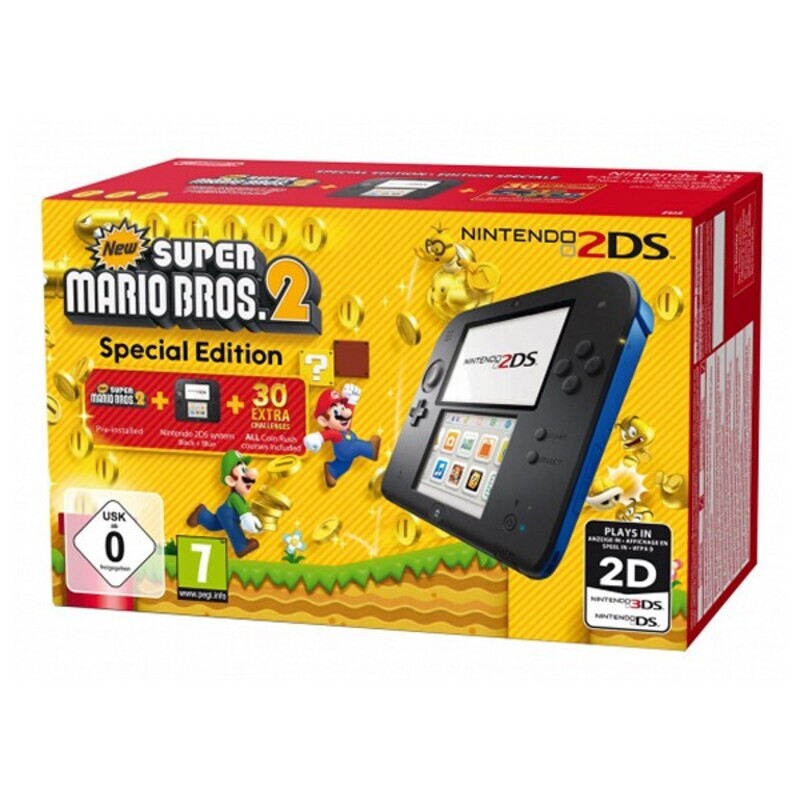 NINTENDO 2DS HW + NEW SUPER MARIO BROS NINTENDO 221839 AZUL